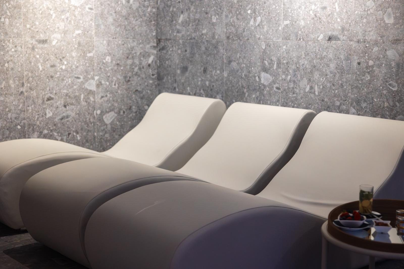 Relaxation area of the Cala Lupo SPA